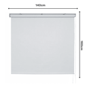 Ver imagem 4 de Persiana Pronta Rolo Blackout Robust 140larg X 160alt Branca