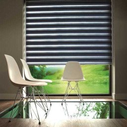 Persiana Double Vision 1,20larg X 1,60alt Preta - 2