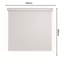 Ver imagem 4 de Persiana Pronta Rolo Blackout Robust 160larg X 160alt Linho