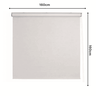 Persiana Pronta Rolo Blackout Robust 160larg X 160alt Linho - 4