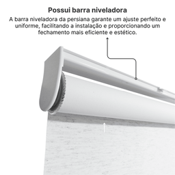 Persiana Pronta Rolo Blackout Robust 160larg X 160alt Linho - 7