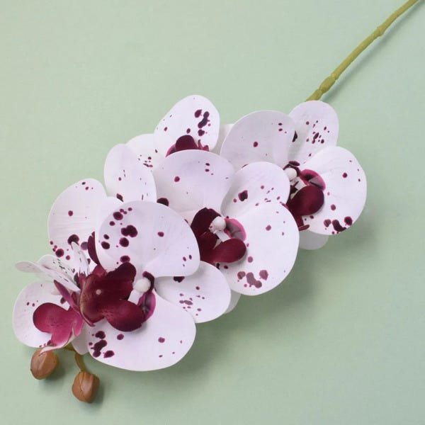 Flores Artificiais Haste de Orquídea Tigre 3D | Linha Permanente Formosinha - 4