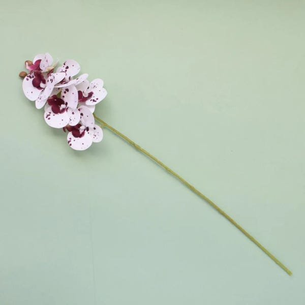 Flores Artificiais Haste de Orquídea Tigre 3D | Linha Permanente Formosinha - 3