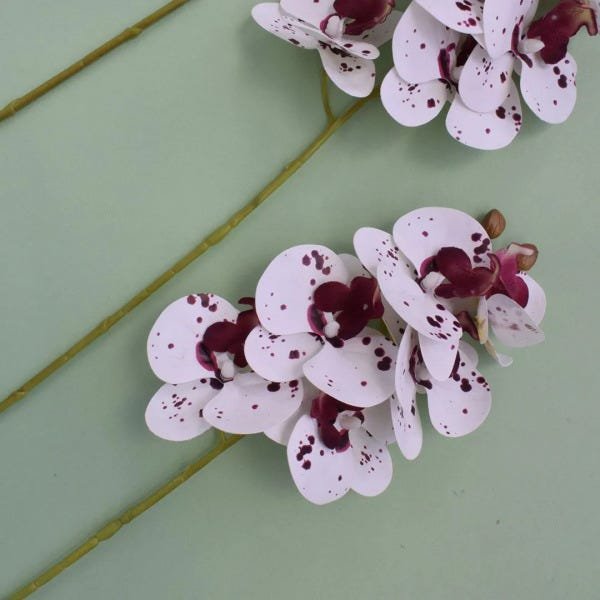 Flores Artificiais Haste de Orquídea Tigre 3D | Linha Permanente Formosinha - 2