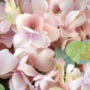 Ver imagem 4 de Flores artificiais Arranjo de Hortênsias Rosas no Vaso Bronze |Linha permanente Formosinha