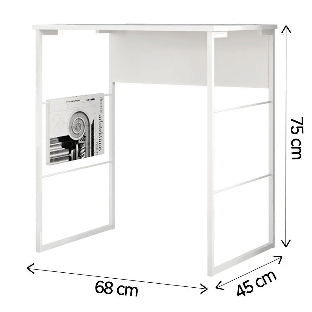 Mesa De Estudo Computador Escritório Fabrick 68 Cm Caemmun - 2