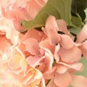 Ver imagem 2 de Flores Artificiais Buquê de Hortência com Folhas Rosa 55cm|linha Permanente Formosinha