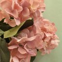 Ver imagem 3 de Flores Artificiais Buquê de Hortência com Folhas Rosa 55cm|linha Permanente Formosinha