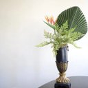 Ver imagem 2 de Folhas Permanentes | Folhagem de Palmeira Leque 3d Artificial