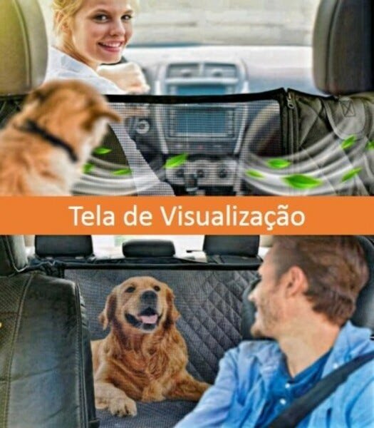 Capa Protetora Luxo Do Banco Do Carro Para Transporte De Cachorro E Gato - 3
