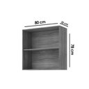 Ver imagem 6 de Cozinha Modulada Mgm 6 Peças Brilhante C6p138 Cinamomo/off