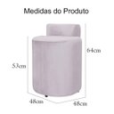 Ver imagem 4 de Puff Banquetas Athena Decorativa Veludo