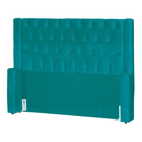Cabeceira de Cama Box Estofada 195 Cm King Emma Suede