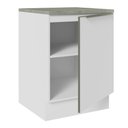 Ver imagem 6 de Balcão 60 cm 1 Porta Branco/Branco Veludo Lux Madesa