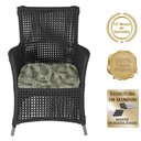 Ver imagem 5 de 2 Poltronas 1 Mesa Igapó em Alumínio Fendi Corda Náutica E5 Preto