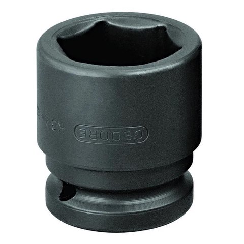 Soquete Sextavado Curto de Impacto 18 Mm Encaixe de 3/4" - Gedore 020025