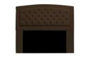 Ver imagem 1 de Cabeceira Estofada Geovana 140cm para Cama Box Casal Quarto Corino Marrom - ADJ Decor
