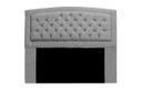Ver imagem 1 de Cabeceira Estofada Geovana 140cm para Cama Box Casal Quarto Suede Cinza - ADJ Decor
