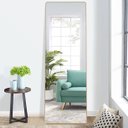 Ver imagem 3 de Espelho Retangular Corpo Inteiro C/ Moldura 170 X 70 Grande:dourado