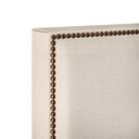 Ver imagem 4 de Cabeceira Cama Box Solteiro 100 Cm Linho Champagne
