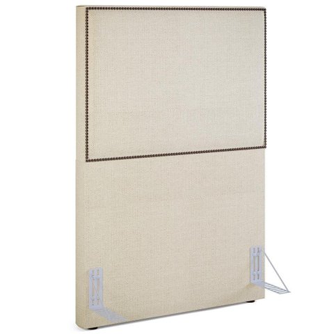 Cabeceira Cama Box Solteiro 100 Cm Linho Champagne