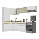 Ver imagem 6 de Cozinha Completa De Canto Mp2087 Com Armário E Balcão Branca