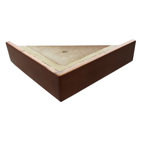 Pé de Madeira em L para Sofá 17cm - Mozzelar
