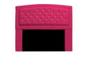 Ver imagem 1 de Cabeceira Estofada Geovana 160cm para Cama Box Queen Size com Botões Strass Cristais Corino Rosa Pin