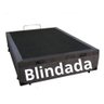Base Box Casal com Baú 1,38 X 1,88 Blindada & Reforçada Cor Cinza Suede - 1
