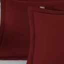 Ver imagem 3 de Porta Travesseiro Matelado Nobre 2 Peças Malha 100% Algodão - Vinho