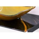 Ver imagem 3 de GABINETE DE VIDRO 50CM PARA BANHEIRO CHIPRE MÁRMORE PRETO DOURADO EK