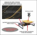 Ver imagem 5 de GABINETE DE VIDRO 50CM PARA BANHEIRO CHIPRE MÁRMORE PRETO DOURADO EK