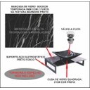 Ver imagem 5 de GABINETE DE VIDRO 50CM PARA BANHEIRO CHIPRE MÁRMORE PRETO EK