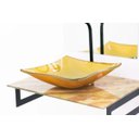 Ver imagem 2 de GABINETE DE VIDRO 50CM PARA BANHEIRO CHIPRE MÁRMORE MARFIM EK