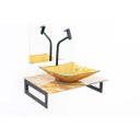 Ver imagem 1 de GABINETE DE VIDRO 50CM PARA BANHEIRO CHIPRE MÁRMORE MARFIM EK