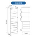 Ver imagem 2 de Guarda-roupa Modulado 2 Portas 3 Gavetas com Prateleiras Infinity