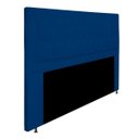 Ver imagem 2 de Cabeceira Estofada Bianca 160cm para Cama Box Queen Size Quarto Suede Azul Marinho - ADJ Decor