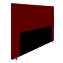Ver imagem 2 de Cabeceira Estofada Bianca 195cm para Cama Box King Size Quarto Corino Vermelho Marsala Bordô - Adj D