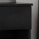 Ver imagem 3 de Mesa de Cabeceira Duda Criado 1 Gaveta Pés Retro Preto