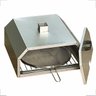 Forno de Pizza para Churrasqueira 45x45 com Grelha, Assadeira, Porta e Chaminé Loja de Churrasqueira - 4