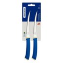Ver imagem 4 de Conjunto de Facas para Tomate Felice Corte Preciso Aço Inox Cabo Polipropileno Azul Tramontina 02