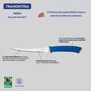 Ver mais imagens de Conjunto de Facas para Tomate Felice Corte Preciso Aço Inox Cabo Polipropileno Azul Tramontina 02