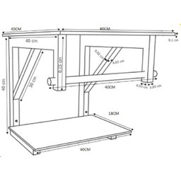 COMBO 2X1 GABINETE DE VIDRO CROÁCIA 40CM AP DOURADO REAL + TORNEIRA ALGARVE EK - 5