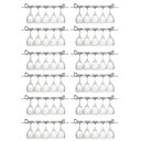 Ver imagem 1 de 12 Suporte para Taças Cromado Aramado Adega Bar Vinho 25cm