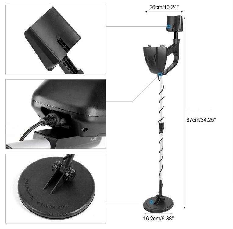 Detector de metal Drauer Professional Ouro prata - 4