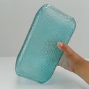 Ver imagem 7 de Vaso Decorativo Cachepô Enfeite 25x14x14cm Vidro Azul