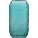 Ver imagem 1 de Vaso Decorativo Cachepô Enfeite 25x14x14cm Vidro Azul