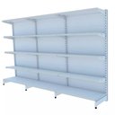 Ver imagem 1 de Gondola Parede 202 Fit Ate 3 Metros Branco 15 Bandeja Sp Etiqueta