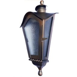 Arandela de Ferro Colonial Sinhá Meia Taça Cor Cobre - 3
