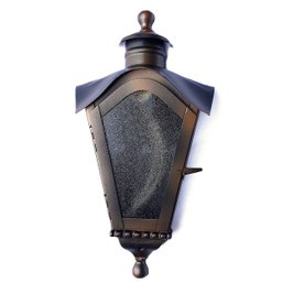 Arandela de Ferro Colonial Sinhá Meia Taça Cor Cobre - 2